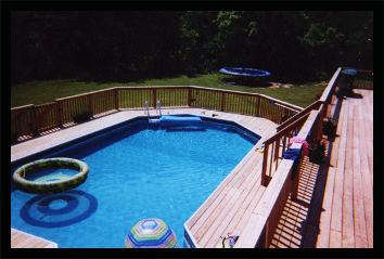 We Build decks and fences around any size pool areas with awesome workmanship, reliable dependable